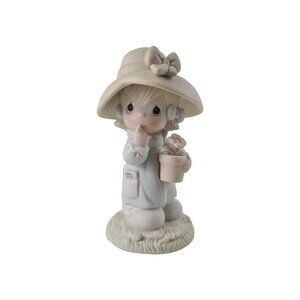 Precious Moments Enesco 106836 "Happy Birthday Poppy" 1987 Porcelain Figurine
